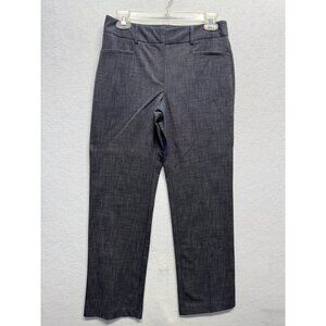 Apt. 9 Womens Modern Fit Gray Dress Pants Size 4